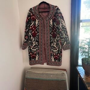 Maxsport Women's Long Boho Cardigan Sweater | Multicolor Pattern